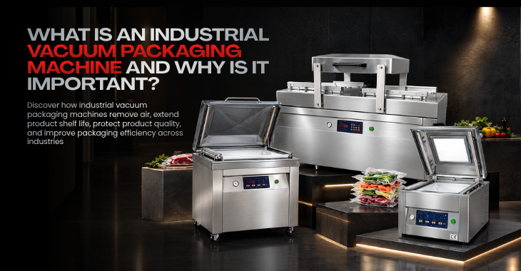 What is the purpose of an industrial vacuum packaging machine