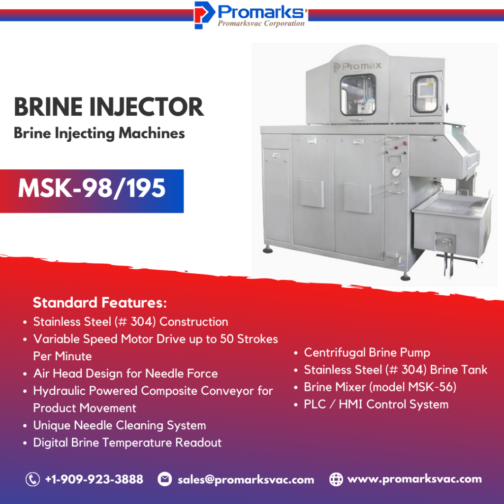 Why Brine Injectors important for meat processing? PromarksVac Blog
