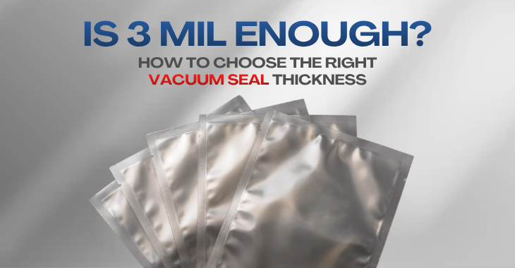 Choosing the Right Thickness Is a 3 Mil Vacuum Seal Bag Strong Enough for Your Product