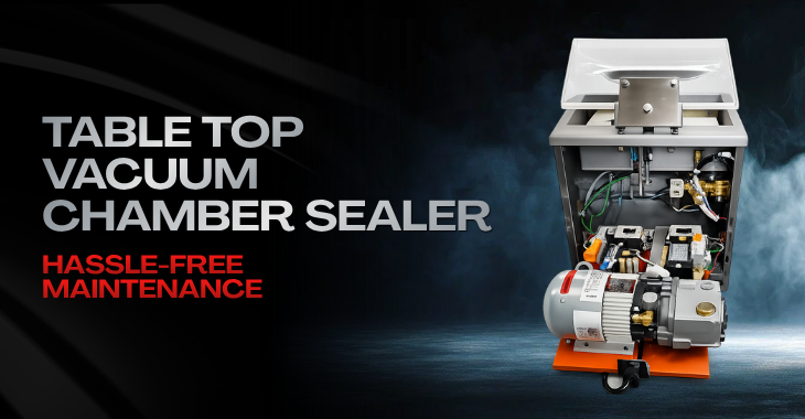 Easy Access to Electrical Components - Table Top Chamber Vacuum Sealer