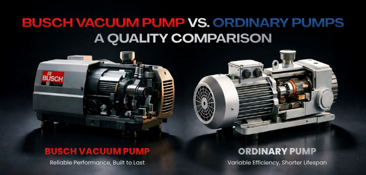 BUSCH VACUUM PUMP VS. ORDINARY PUMPS