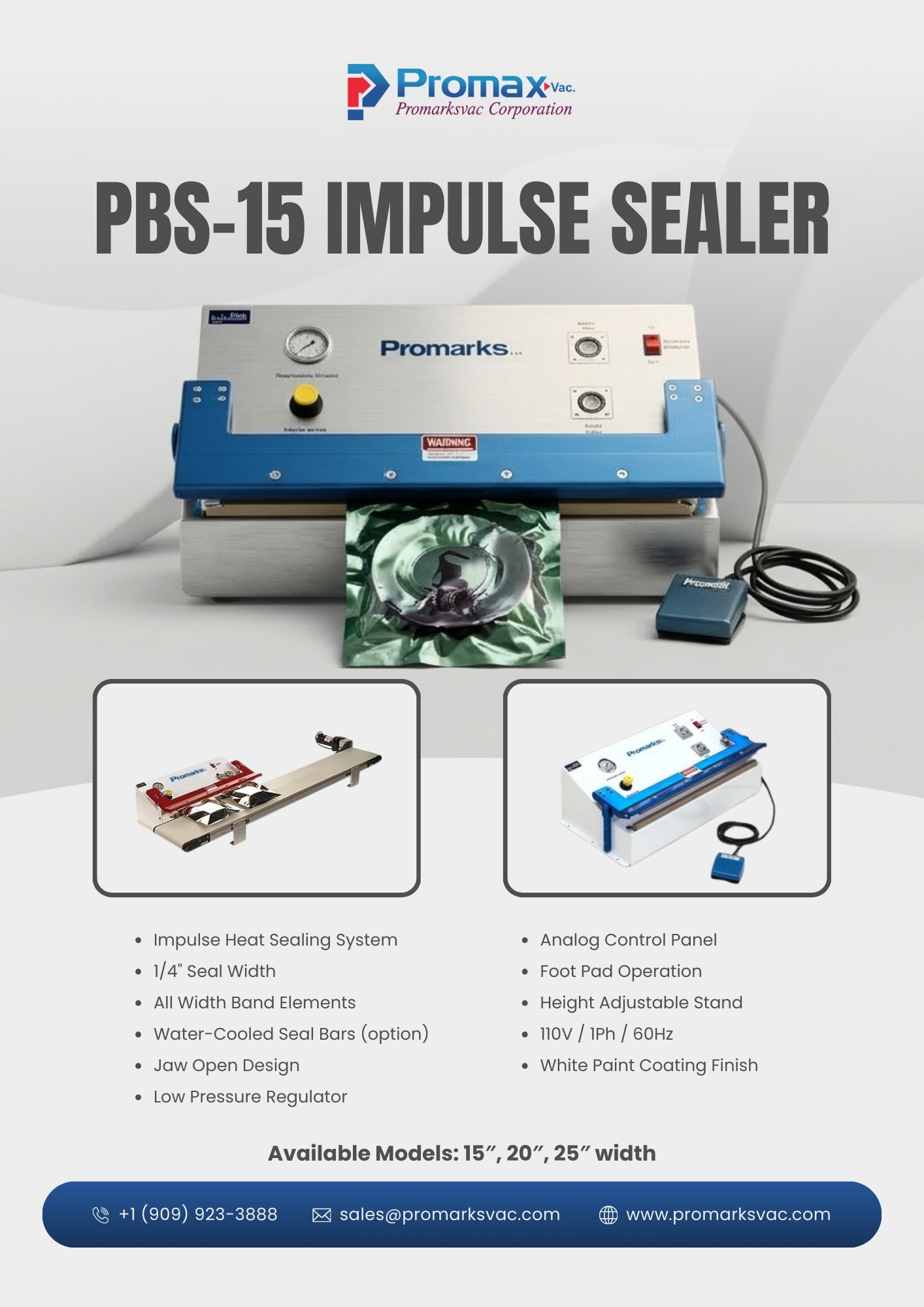 Heat Sealing Machine Broucher Promarks