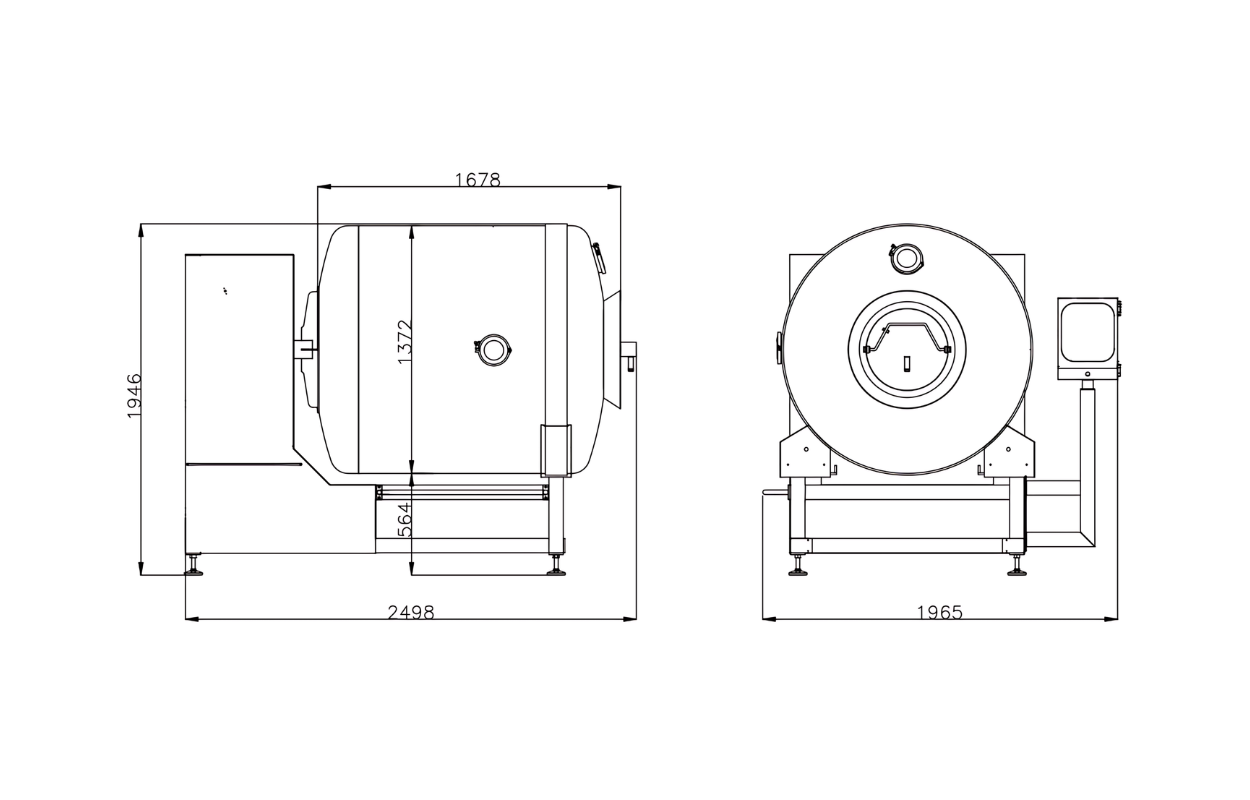 Drawing – TM2000 – Vacuum Massager