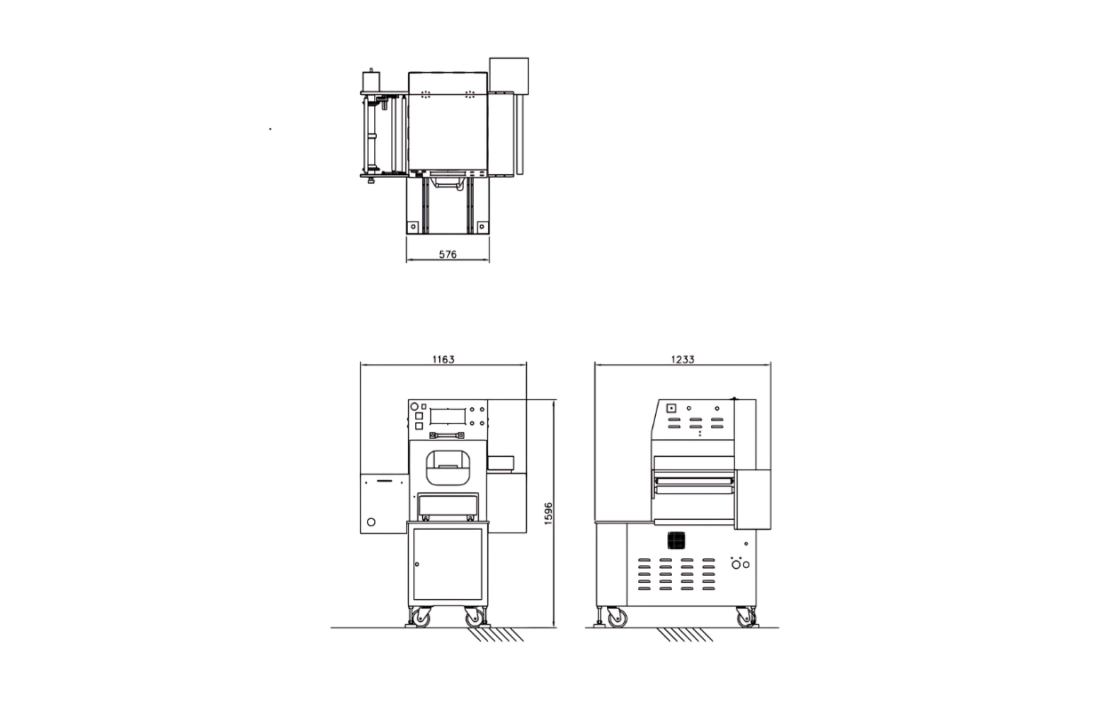 Drawing – VT400 – MAP Tray Sealer