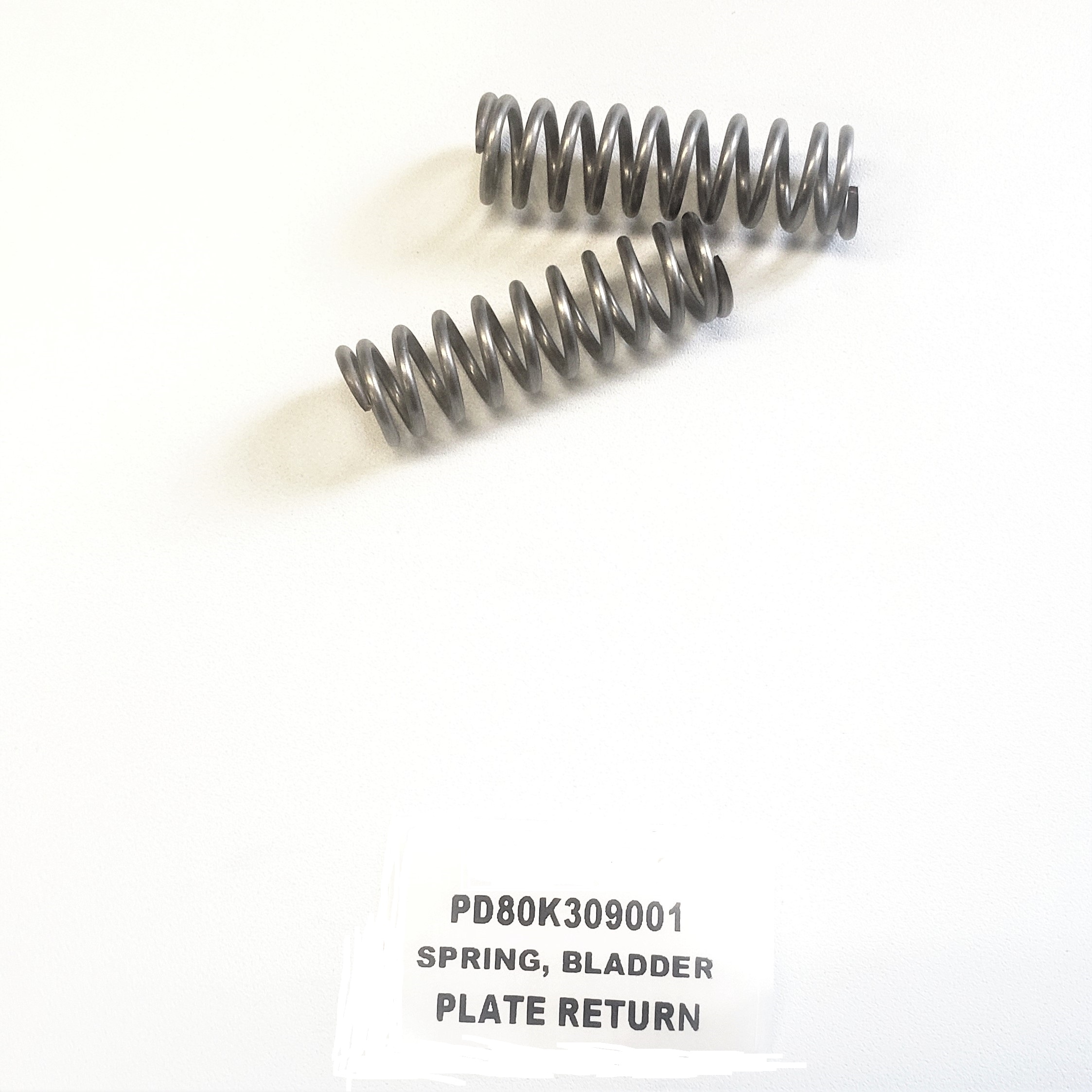 BLADDER PLATE RETURN SPRINGS (NOT FOR MACHINE WITH KNIFE) D80K309001